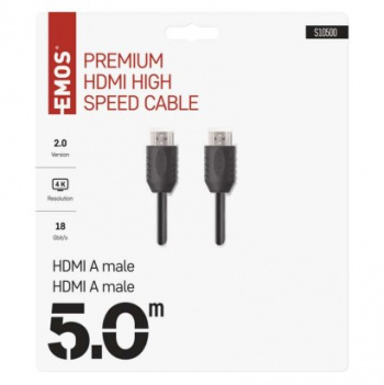 EMOS HDMI 2.0 high speed kábel A vidlica – A vidlica 5m