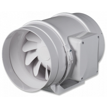 Plastový potrubný diagonálny ventilátor TT PRO 125T
