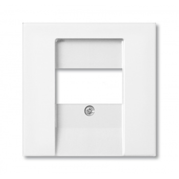 ABB Basic55 - Kryt komunikačných zásuviek (biela) 1724-0-4275
