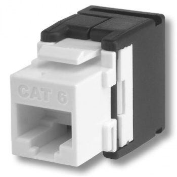 ABB Zásuvka dátová RJ45 (Cat.6, netienená, keystone) KEJ-C6-U-TL