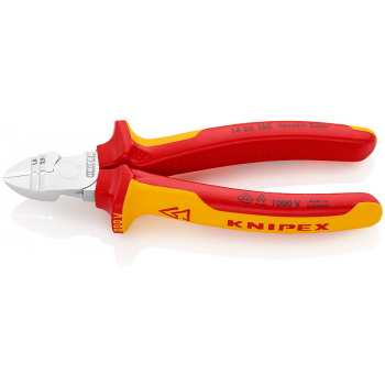 AKCIA ! KNIPEX Kliešte odizolovacie bočné štíkacie do 1000V 160mm 1426160