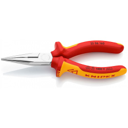 KNIPEX Kliešte s polguľatými čeľusťami do 1000V 160mm 2506160