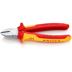 KNIPEX Kliešte štíkacie bočné do 1000V 180mm 7006180