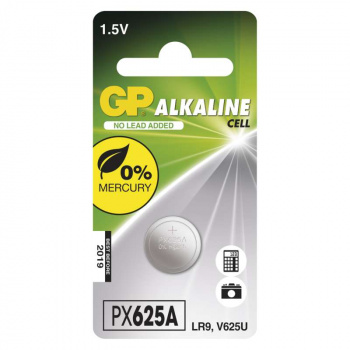 Batéria alkalická gombíková GP PX625A (LR9)