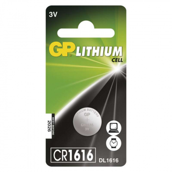 Batéria líthiová gombíková GP CR1616