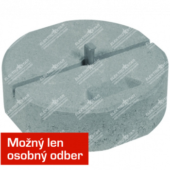 DEHN Podstavec betón 17kg s klinom 337mm (102010)