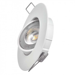 LED bodové svietidlo Exclusive biele, kruh 5W NW ZD3122