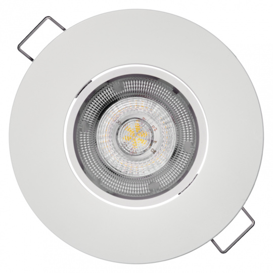LED bodové svietidlo Exclusive biele, kruh 5W NW ZD3122