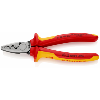 KNIPEX 9778180 Kliešte lisovacie 0,25-16,0mm2