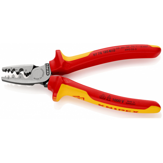 KNIPEX 9778180 Kliešte lisovacie 0,25-16,0mm2