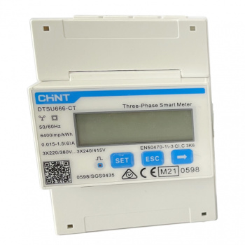 Elektromer Solax Chint 3 Phase meter bidirectional DTSU666