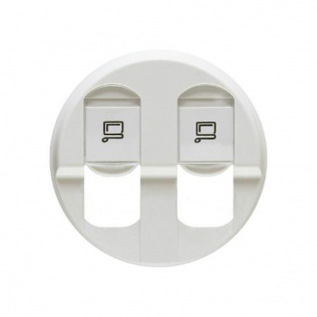 Legrand Céliane kryt zásuvky 2 x RJ45 Biela 068252