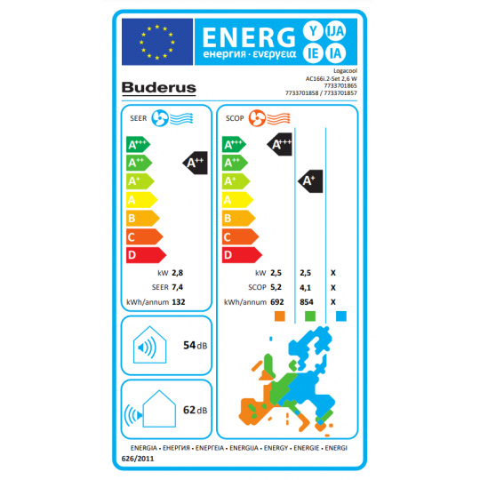 AKCIA ! BUDERUS Logacool AC166i.2 set 2,6 kW 