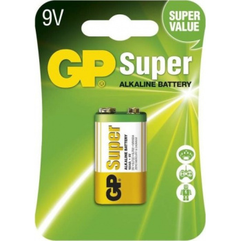 Batéria alkalická GP Super (9V / 6LF22)