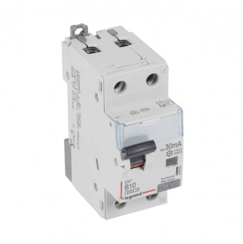 LE 410963 DX3 PRÚDOVÝ CHRÁNIČ 1P+N B10 6000A 30MA A 10/1N/B