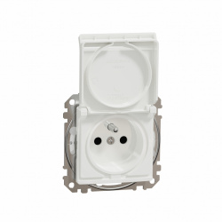 klikni pre zväčšenie SCHNEIDER SDD211014 Sedna Zásuvka 230V 16A IP44 bezskr. biela