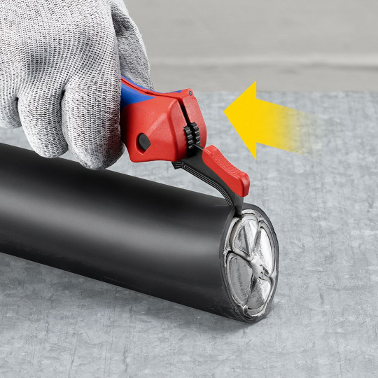 KNIPEX 1650145 SB Odplášťovací nôž s vodiacou topánkou