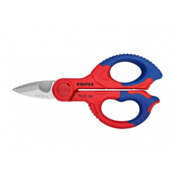 KNIPEX 9505155 SB Elektrikárske nožnice s multi-komponentnými rukoväťami, vystužený laminát 155 mm