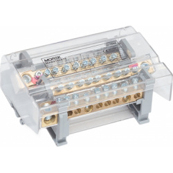MOREK MAB4161A18 Distribučný blok MOBLOCK MAB 160A-14 (4-pól), 1x50 + 4x35 + 9x16mm²