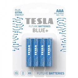 TESLA BATTERIES AAA BLUE+ ( R03 / BLISTER FOIL 4 PCS)