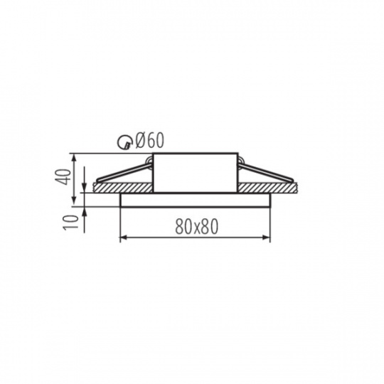 KANLUX FLINI IP44 DSL-W (33121 )