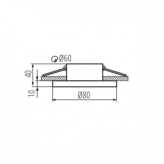 KANLUX FLINI IP44 DSO-W (33123 )