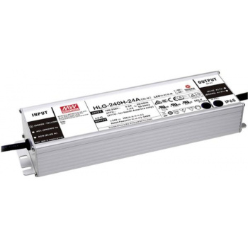 Zdroj LED HLG-240H-24A Impulzný zdroj s krytím IP65 a PFC