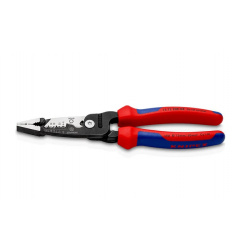 klikni pre zväčšenie KNIPEX 1372200 ME WireStripper, metrický model, leštené atramentované na čierno s viackomponentnými rukoveťami