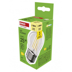 LED žiarovka Filament Mini Globe E27, 1,8 W