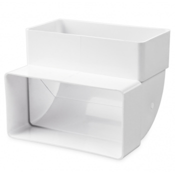VENTS 5252 koleno plast 90° vertikalne 55x110mm