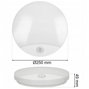 Svietidlo Virazon LED+senzor 15w