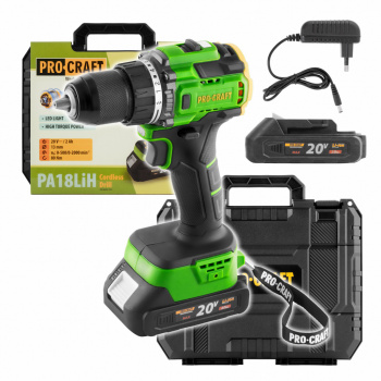 Procraft PA18LiH-1B-C Aku vŕtací skrutkovač