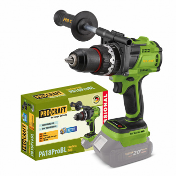 Procraft PA18ProBL-BB Aku skrutkovač (bez batérie a nabíjačky)
