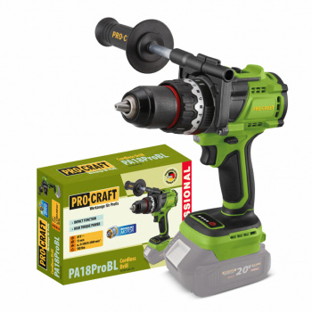 Procraft PA18ProBL-BB Aku skrutkovač (bez batérie a nabíjačky)