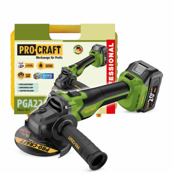Procraft PGA22-1B-C Aku uhlová brúska