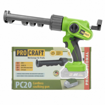 Procraft PC20bb Akumulátorová vytláčacia pištoľ (bez akumulátora a nabíjačky)