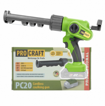 Procraft PC20bb Akumulátorová vytláčacia pištoľ (bez akumulátora a nabíjačky)