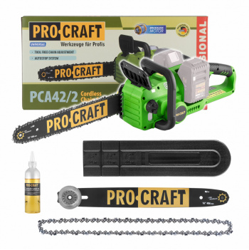 Procraft PCA42/2 Akumulátorová reťazová píla (bez akumulátora a nabíjačky)