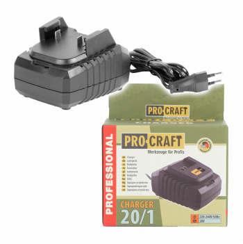 Procraft 20/1 Nabíjačka pre 20V Li-ion akumulátory