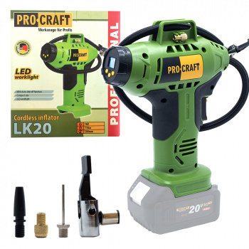 Procraft LK20 Aku kompresor bez akumulátora a nabíjačky
