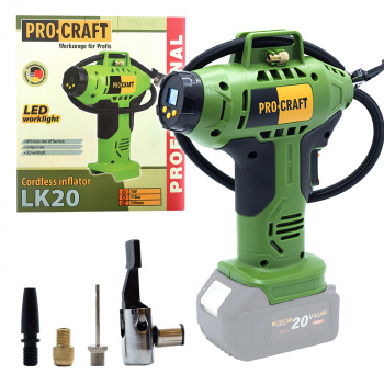 Procraft LK20 Aku kompresor bez akumulátora a nabíjačky