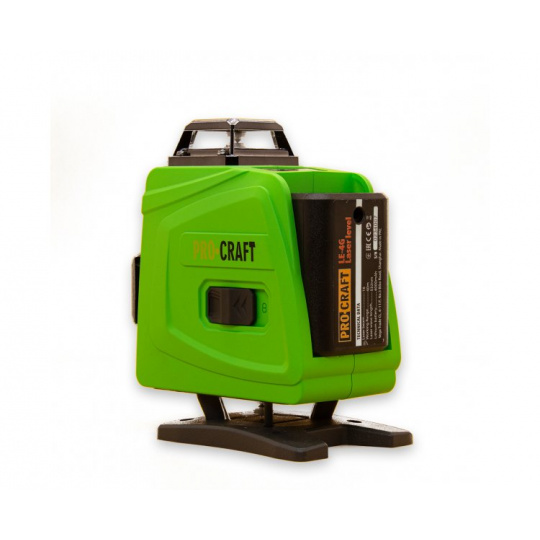 Procraft LE-4G Zelený čiarový laser, krížová samonivelačná rovina