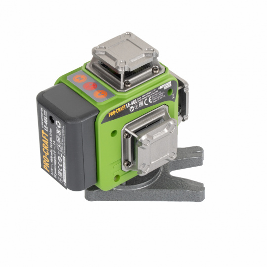 Procraft LE-4GL Zelený čiarový laser, krížová samonivelačná rovina