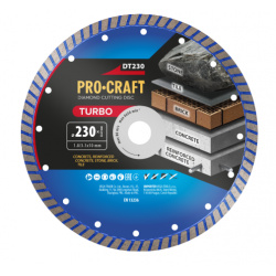klikni pre zväčšenie Procraft DT230 Diamantový rezný kotúč Turbo