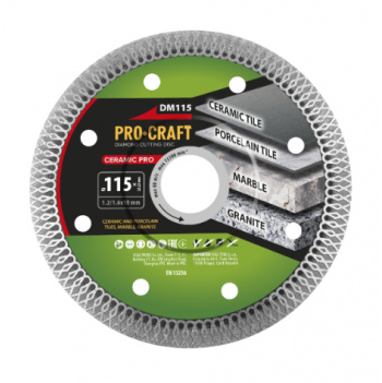 klikni pre zväčšenie Procraft DM115 Diamantový rezný kotúč Ceramic PRO