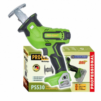 Procraft PSS30bb Akumulátorová píla chvostová (bez akumulátora a nabíjačky)
