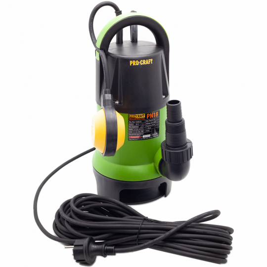 Procraft PN18 Ponorné kalové čerpadlo do vodnej nádrže