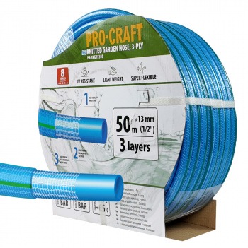 Procraft PR-3KGH1350 Záhradná hadica 3-vrstvová, 1/2" 50 m