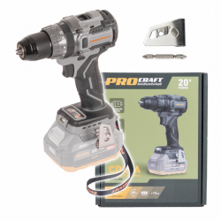 Procraft Industrial CD20Abb Akumulátorový vŕtací skrutkovač  (bez akumulátora a nabíjačky)
