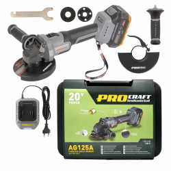 Procraft Industriual AG125A Aku brúska
